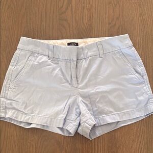 J. Crew Women's Sky Blue Cargo Shorts